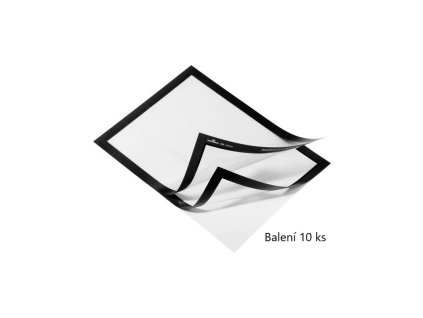 durable 4882 samolepici inforamecek duraframe a4 cerny bulk baleni 10 ks