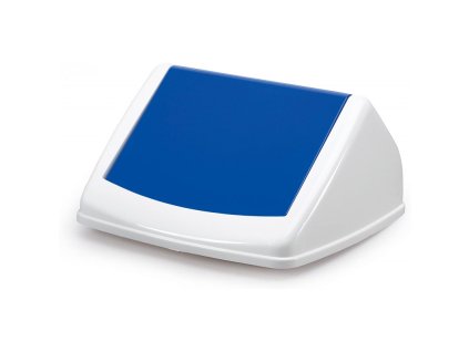 durabin flip lid square 40 vykyvny poklop modry k odpadkovemu kosi durabin 40