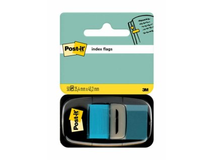 post it index flags medium light blue 25 4 mm x 43 2 mm 50 flags 1 dispenser 680 23 cfip