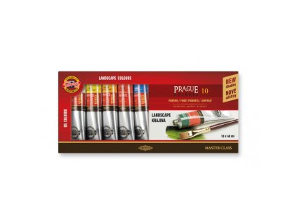 koh i noor 1617 souprava olejovych barev praha 10x40 ml krajina