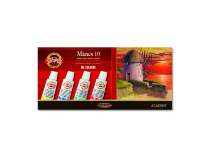 koh i noor 1615 souprava olejovych barev manes 10x16ml