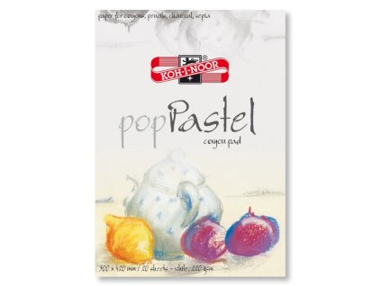 koh i noor pop pastel 20 listy bily blok 300x420