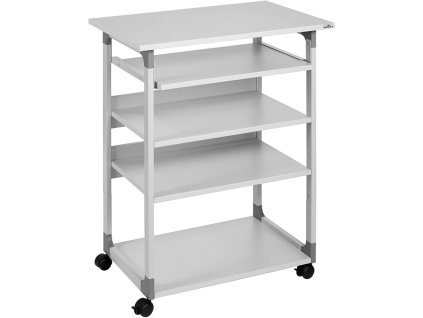 durable 3720 multifunkcni pojizdny stolek na pc sedy