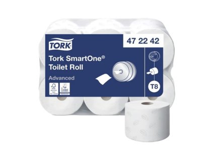 tork 472242 smartone toaletni papir advanced dvouvrstvy t8 karton 6 roli