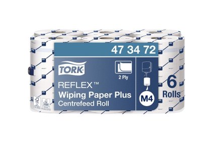 tork reflex 473472 2 vrstva uterka stredove odvijeni bila navin 120 m m4 karton 6 roli