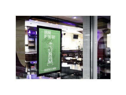 durable 4841 samolepici ramecek cerny duraframe sun format a4 baleni 2 ks