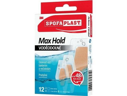 3m spofaplast 191n max hold vodeodolne naplasti 12 ks
