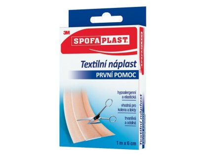 3m spofaplast 154 textilni elasticka naplast sire 6 cm navin 1 m