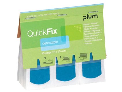 quickfix plum naplast s detekovatelnymi kovovymi vlakny napln do zasobniku 45 ks