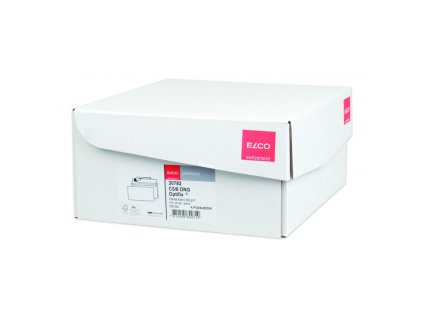 elco premium obalka c6 5 podlouhla bez okenka samolepici s kryci paskou a vnitrni tisk 500 ks