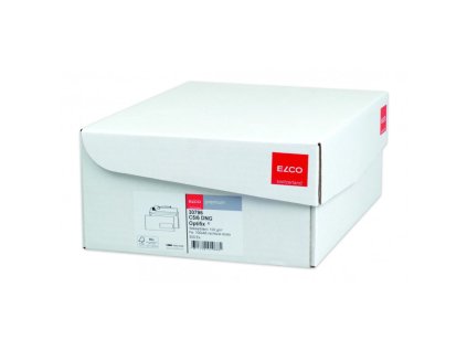 elco premium obalka c65 podlouhla okenko vpravo samolepici s kryci paskou a vnitrni tisk 500 ks