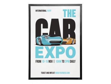 durable 5056 duraframe poster 70x100 cm samolepici inforamecek cerny
