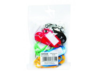 donau jmenovky na klice 5 x 2 cm s popisnym stitkem mix barev 20 ks