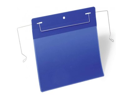 durable 1752 zavesna kapsa s dratenym uchytem a5 na sirku modra