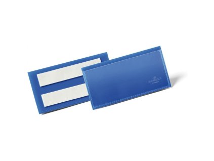 durable 1759 samolepici kapsa na dokumenty rozmer 100x38 mm modra