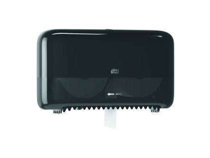 tork 558048 mid size twin zasobnik na bezdutinkovy toaletni papir t7 cerny