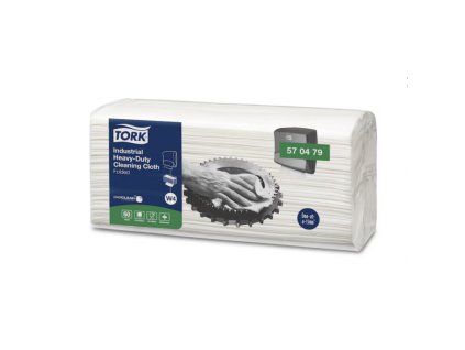 tork 570479 heavy duty skladana prumyslova cistici uterka bila 60 utrzku w4