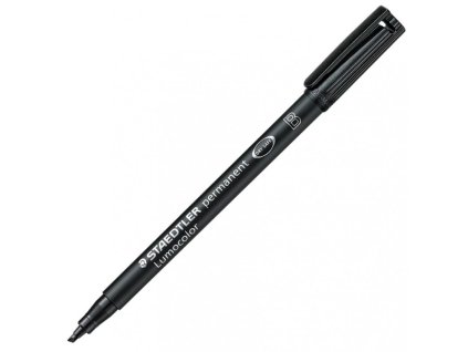 Staedtler Lumocolor 314 B, permanentní popisovač, stopa 1-2,5 mm (Barva Černá)
