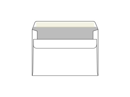 postovni obalka c6 smartline s vnitrnim tiskem samolepici bily ofset 1000 ks