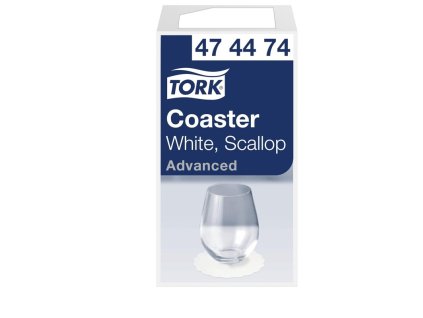 tork 474474 bila papirova rozetka pod napoje 250 ks prumer 9 cm