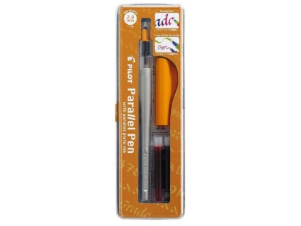 pilot parallel pen kaligraficke pero hrot 24 mm oranzovy uzaver