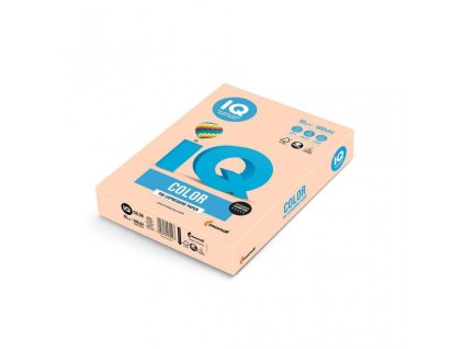 iq color barevny papir a4 80g pastelova lososova sa24 500 ks
