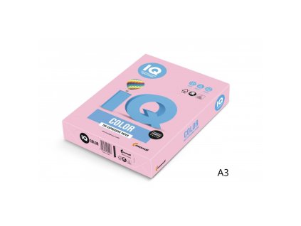 iq color barevny papir a3 80g pastelova plamenak opi74 500 ks