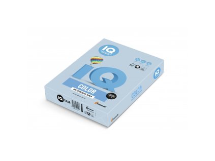 iq color barevny papir a4 80g pastelova ledove modra obl70 500 ks