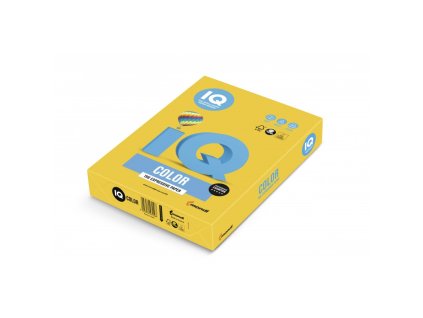 iq color barevny papir a4 80g intenzivni zlatozluta sy40 500 ks