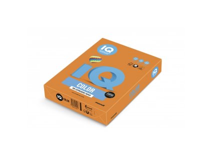 iq color barevny papir a4 80g intenzivni oranzova or43 500 ks