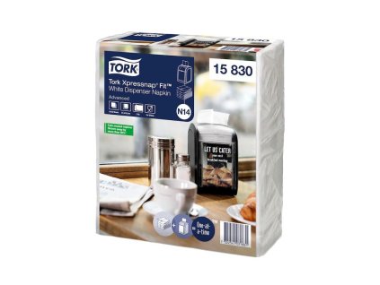 tork xpressnap fit 15830 jemne bily ubrousek do zasobniku n14 baleni 720ks sklad 12