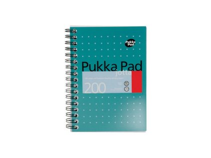 spiralovy blok pukka pad a6 metallic linka 100 listu