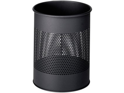durable 3310 kovovy odpadkovy kos 15 litru kulaty s perforaci antracit