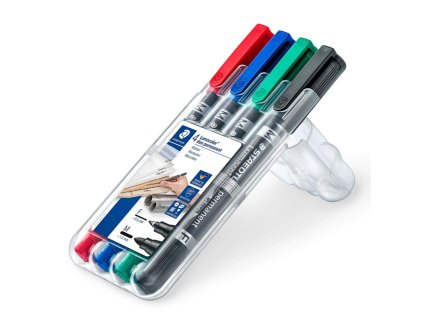 staedtler lumocolor permanent duo 348 permanentni popisovac sada 4ks