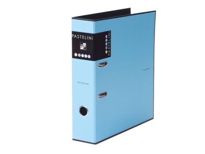 poradac pakovy lamino modry hrbet 75 mm kolekce pastelini