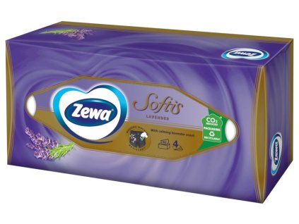 7322540486513 zewa softis lavender box east 1x80 003 650