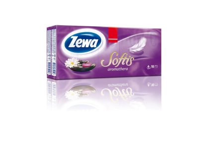 zewa softis aromatherapy kapesnicky 4 vrstve 10x9 ks 100 celuloza