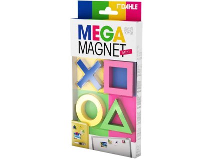 dahle 95554 designovy magnet mega magnet mini set cross circle delta square 45 x 45 mm
