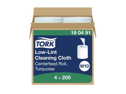 tork 190491 low lint cistici uterka v roli 200 utrzku w10 karton 4x200 utrzku