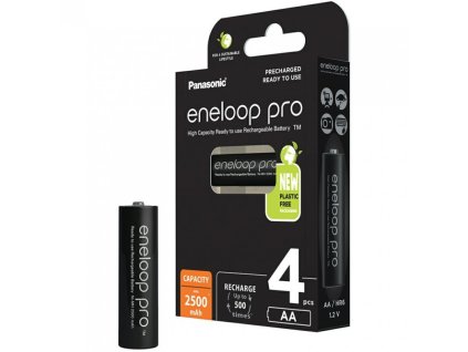 panasonic eneloop pro aa 4x2500 mah baterie nabijeci blistr 4ks ni mh