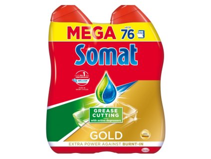somat gold anti grease gel do mycky 76 davek 2x684 ml duopack