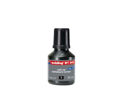 Inkoust EDDING BT 30 tekutý, obsah 30 ml, kapátko (Barva Černá)