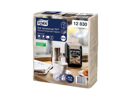 tork xpressnap fit 12830 jemne bezovy ubrousek do zasobniku n14 baleni 720ks sklad 12