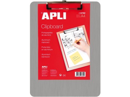 apli aluminium clipboard hlinikova podlozka na psani a4 s klipem
