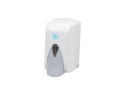 davkovac na tekute mydlo yes plastovy bily dolevaci 500 ml