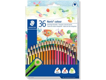staedtler trojhranne pastelky noris colour 187 sada 36 ks wopex