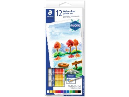 staedtler design journey sada 12ks temperovych barev tuby 12 ml