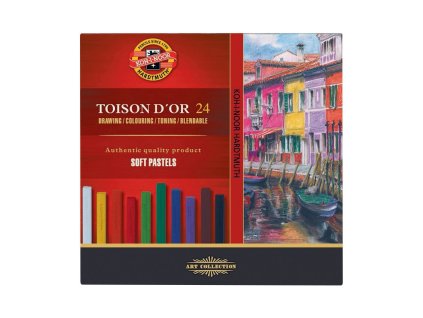 koh i noor 8585 toison dor 36 souprava krid prasnych ctvercovych 36 ks