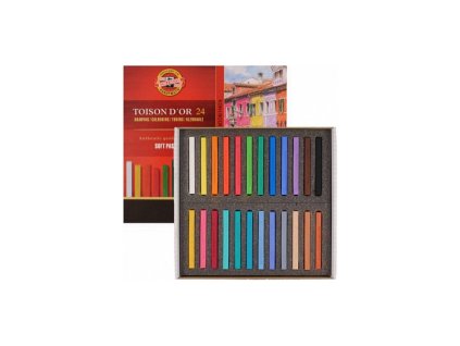 koh i noor 8584 toison dor 24 souprava krid prasnych ctvercovych 24 ks