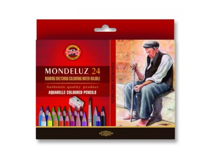 koh i noor 3711 souprava pastelek akvarelovych mondeluz 24 barev